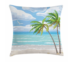 Summer Coast Wind Pillow Cover