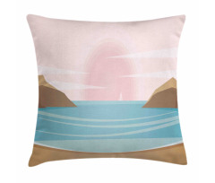 Bay and Pastel Sky Pillow Cover