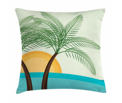 Modern Summer Pillow Cover