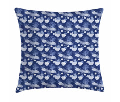 Various Shapes Sea Corals Pillow Cover