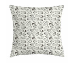 Sketch Seashells Pillow Cover