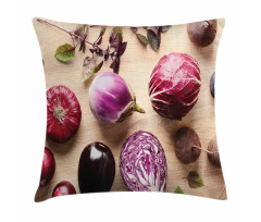 Vegetables and Figs Pillow Cover