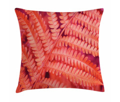 Close up Fern Leaf Pillow Cover