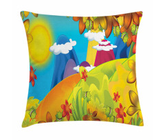 Cartoon Autumn Nature Pillow Cover