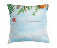 Fish Seashell Maritime Pillow Cover