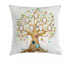 Forest Home Family Tree Pillow Cover