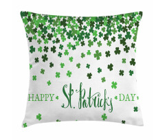 St Patrick's Day Shamrock Pillow Cover