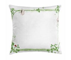 Rectangular Nature Art Frame Pillow Cover