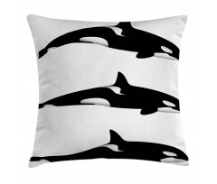 Orca Killer Whales Pillow Cover