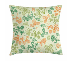 Floral St Patrick's Day Art Pillow Cover