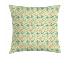 Irish Folk  Pillow Cover