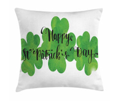 Cursive St Patrick's Day Pillow Cover