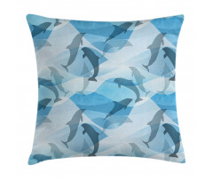 Underwater Fish Pattern Pillow Cover