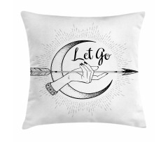 Bohemian Let Go Arrow Pillow Cover