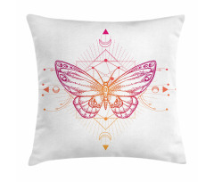 Butterfly Boho Art Pillow Cover