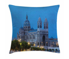 Late Afternoon Building Pillow Cover