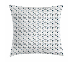 Anchor Sailboat Compass Pillow Cover