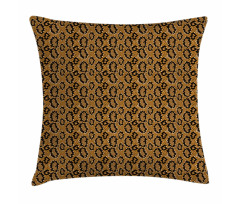 Grunge Look Reptile Pillow Cover