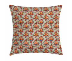 Flying Animal Nest Hearts Pillow Cover