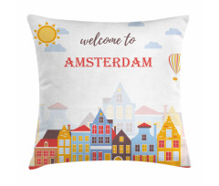 Welcoming Sunny Urban Pillow Cover