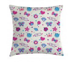Bowtie Ladybird Cat Fun Pillow Cover