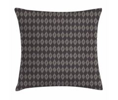 Rhombus in Earth Tones Pillow Cover