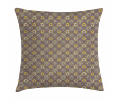 Pastel Tone Sun Motif Pillow Cover