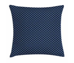 Monochrome Style Floral Layout Pillow Cover