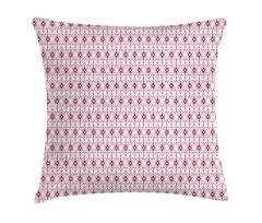 Ikat Inspired Squares Stripes Pillow Cover