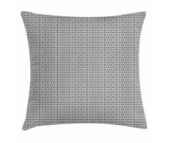 Monochrome Style Flower Pillow Cover