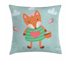 Nursery Animal with Dress Pillow Cover