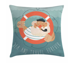 Old Sailor Pipe Pillow Cover
