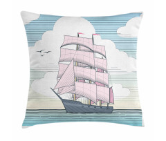 Dreamy Windjammer Pillow Cover