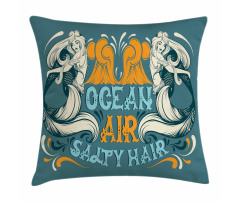 Mermaid Summer Sea Pillow Cover