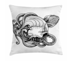 Abstract Octopus Pillow Cover