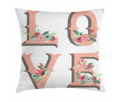 Big Love Lettering Pillow Cover