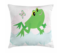 Nursery Jumping Animal Pillow Cover