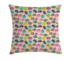 Doodle Mushroom Fairy Pillow Cover