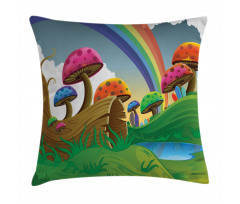 Sunny Playful Foliage Pillow Cover