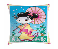 Geisha Pillow Cover