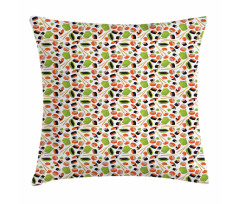 Cuisine Pattern Pillow Cover