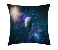 Celestial Scene Pillow Cover