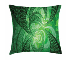 Abstract Swirling Spirals Pillow Cover