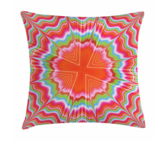 Psychedelic Fractal Pillow Cover