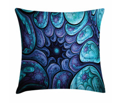 Surreal Futuristic Elements Pillow Cover