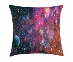 Abstract Jumble Space Pillow Cover