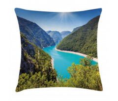 Piva Canyon Montenegro Pillow Cover