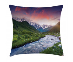 Georgia Caucasus Hills Pillow Cover