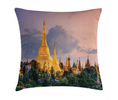 Yangon Myanmar View Pillow Cover