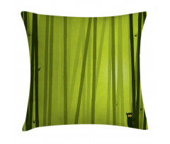 Botanical Wild Animal Pillow Cover
